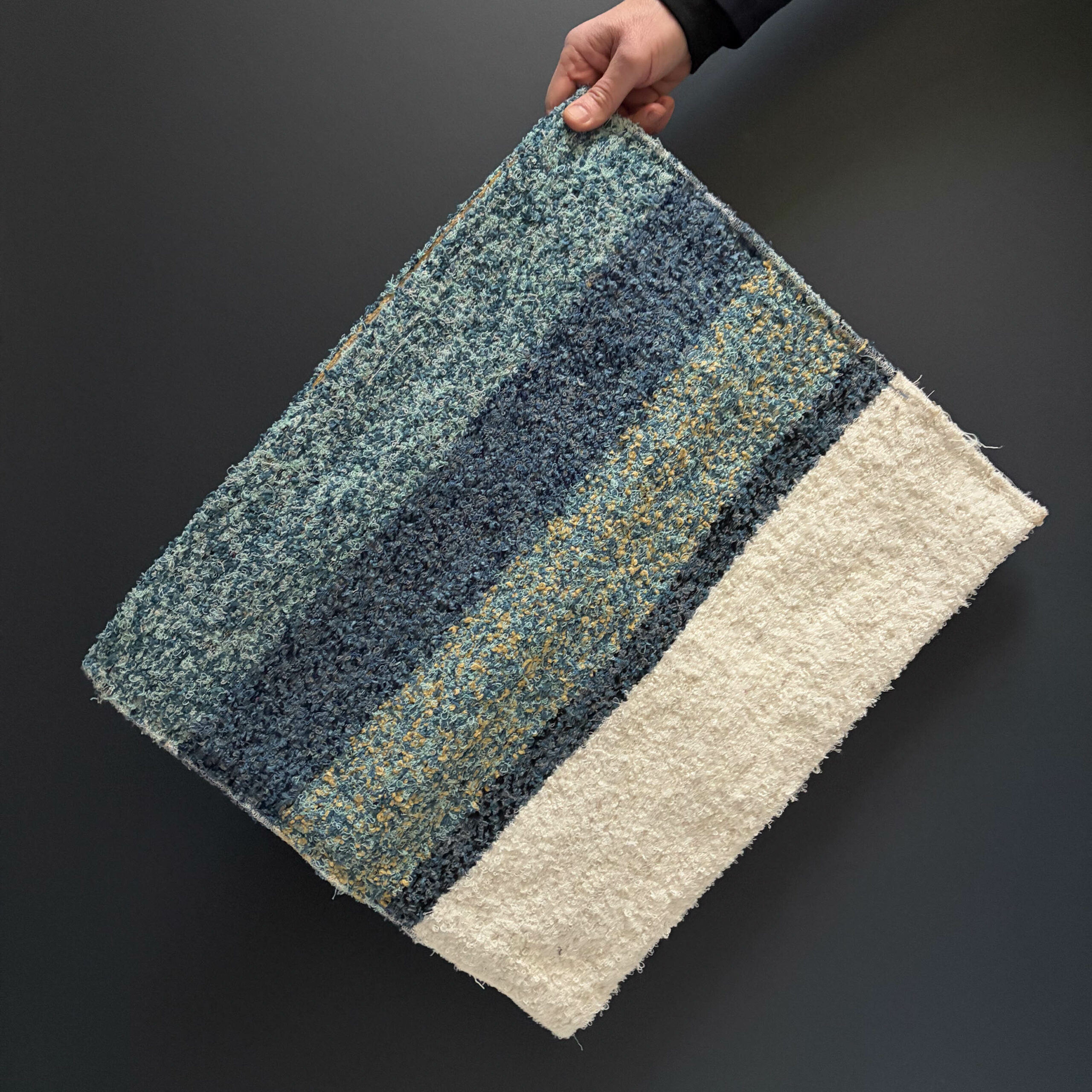 Housse de coussin | Bleu foncé et Blanc – Image 2