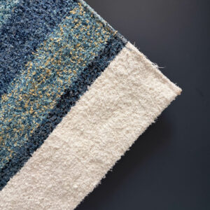 Housse de coussin  | Bleu foncé et Blanc