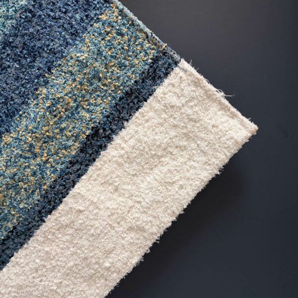 Housse de coussin  | Bleu foncé et Blanc