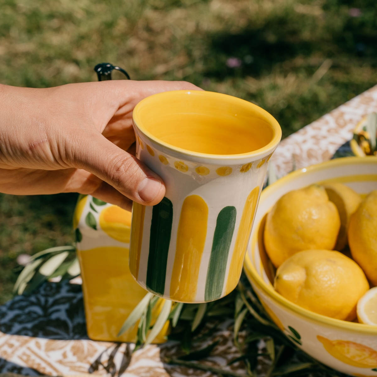 Mug artisanal en céramique - Tasse Limone Design 250 ml – Image 2