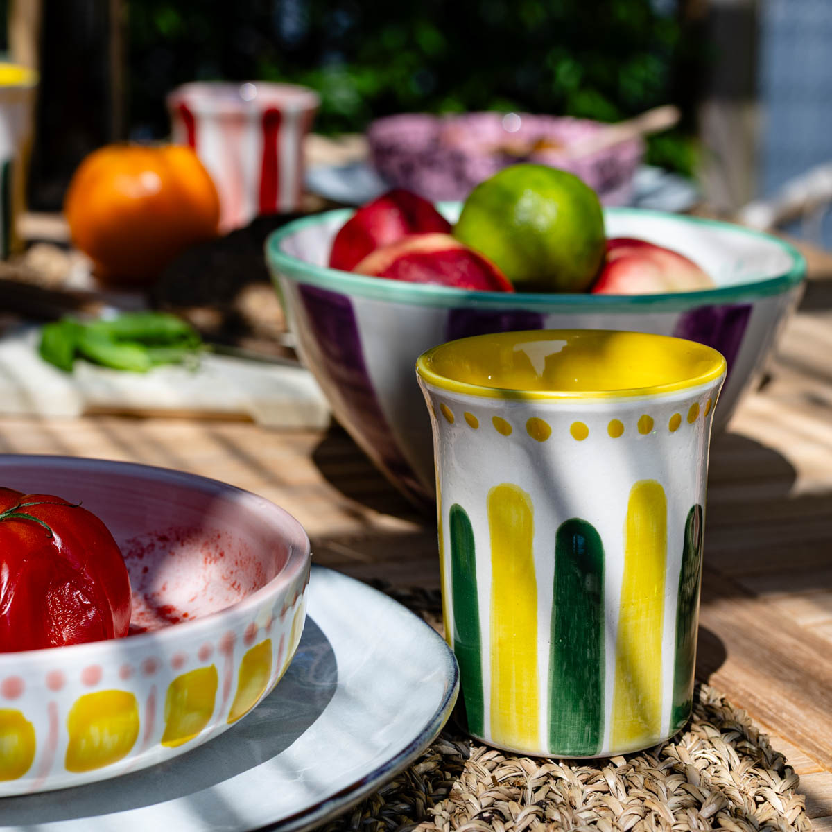 Mug artisanal en céramique - Tasse Limone Design 250 ml